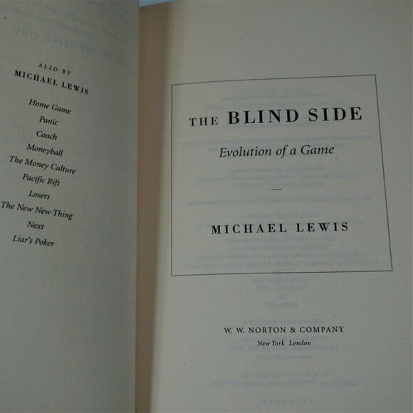 The Blind Side by Michael Lewis 2009 Trade Paperback Movie Tie-In Edition - Picture 7 of 8